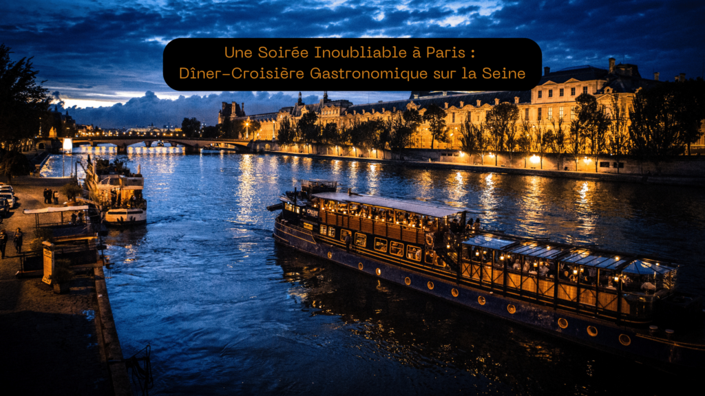 Une Soirée Inoubliable à Paris : Dîner-Croisière Gastronomique sur la Seine