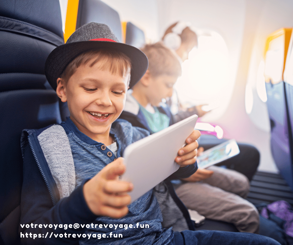 Comment faire passer le temps aux enfants en avion** 