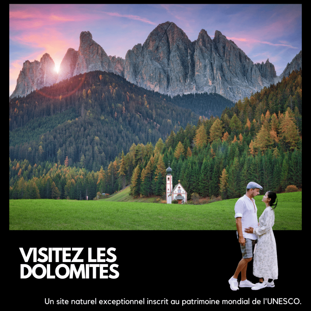 Visitez les Dolomites