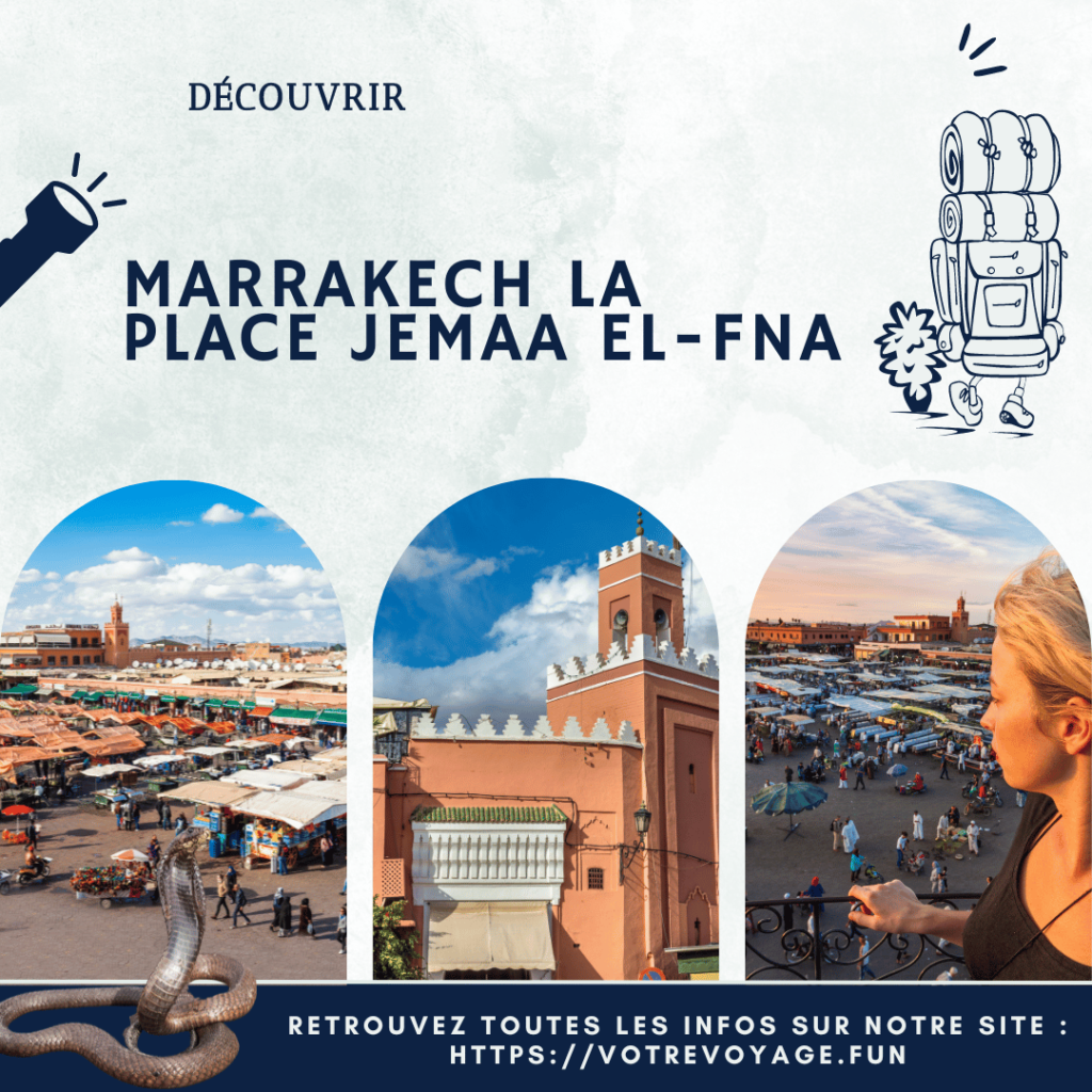 Marrakech la Place Jemaa el-Fna