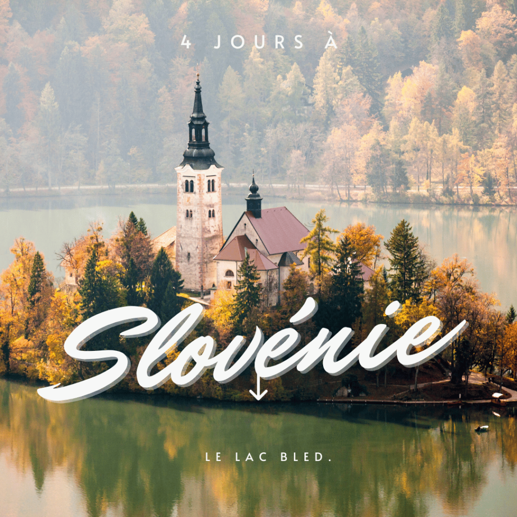 le lac Bled. Slovenie