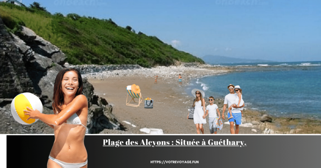 Plage des Alcyons : Située à Guéthary,