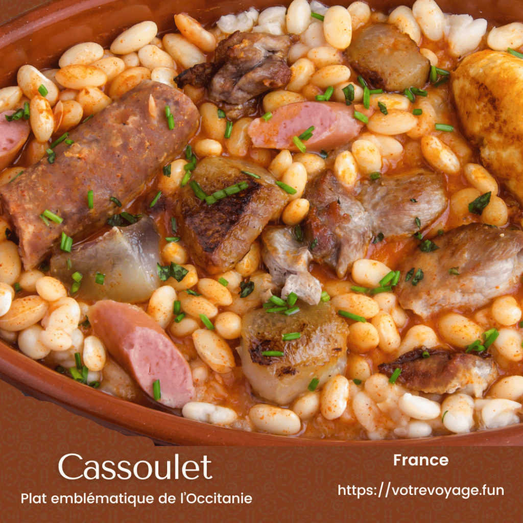Cassoulet:plat emblématique de l’Occitanie,