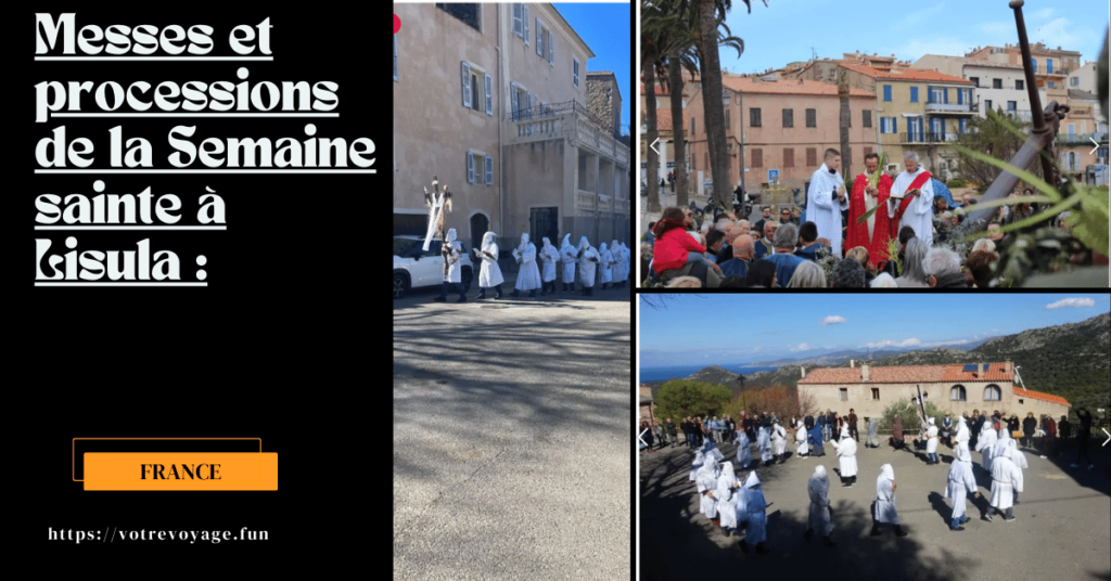 Messes et processions de la Semaine sainte à Lisula :