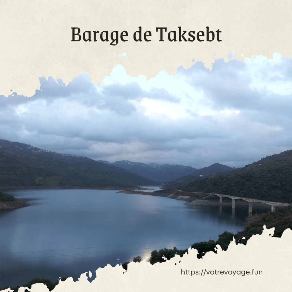 Barage de Taksebt Tiziouzou Algerie