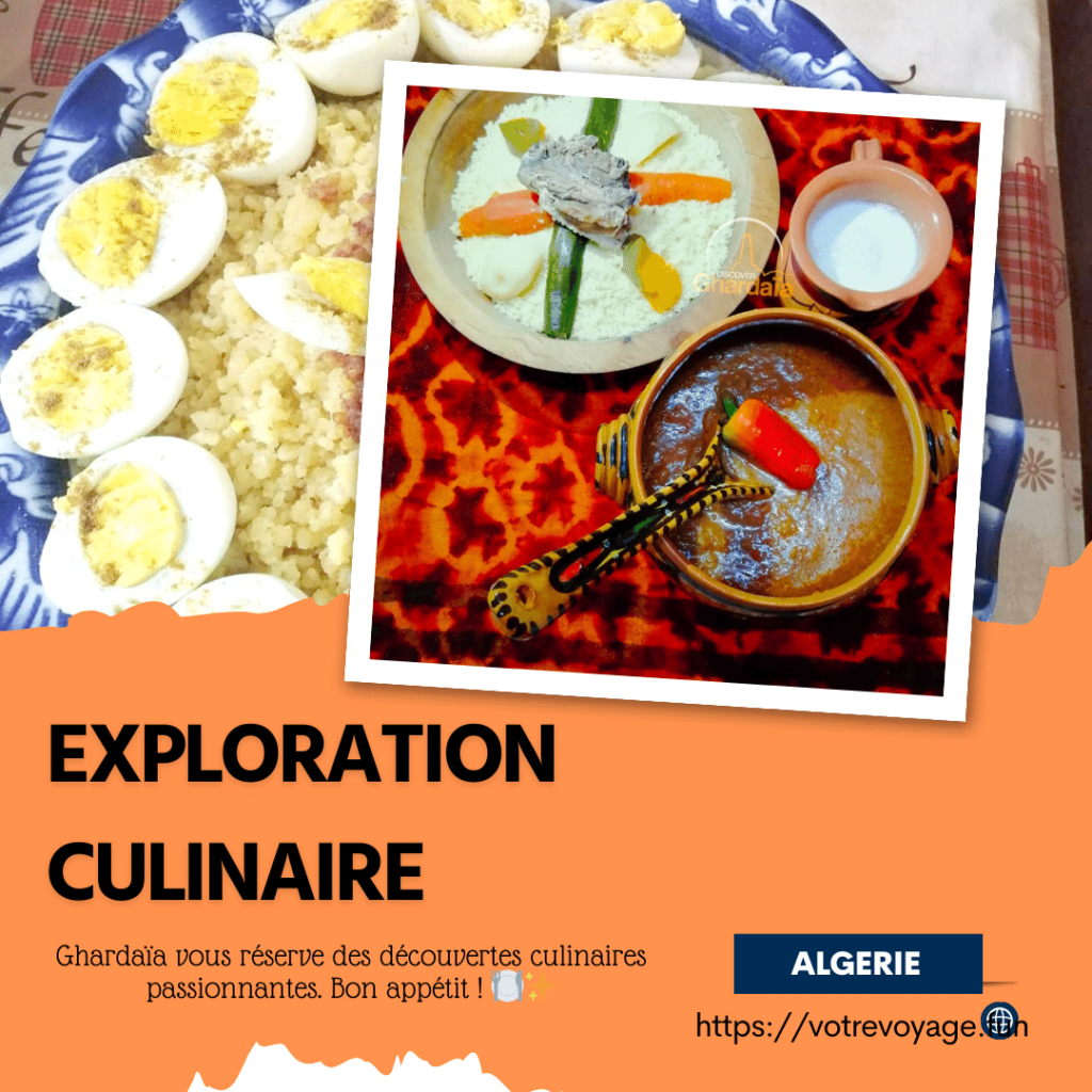Ghardaïa vous réserve des découvertes culinaires passionnantes. Bon appétit ! 🍽️✨