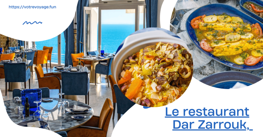 Le restaurant Dar Zarrouk, Sidi Bou Said
