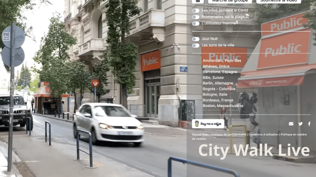 City Walk Live : Visites guidées audio pour découvrir les villes à son propre rythme.
