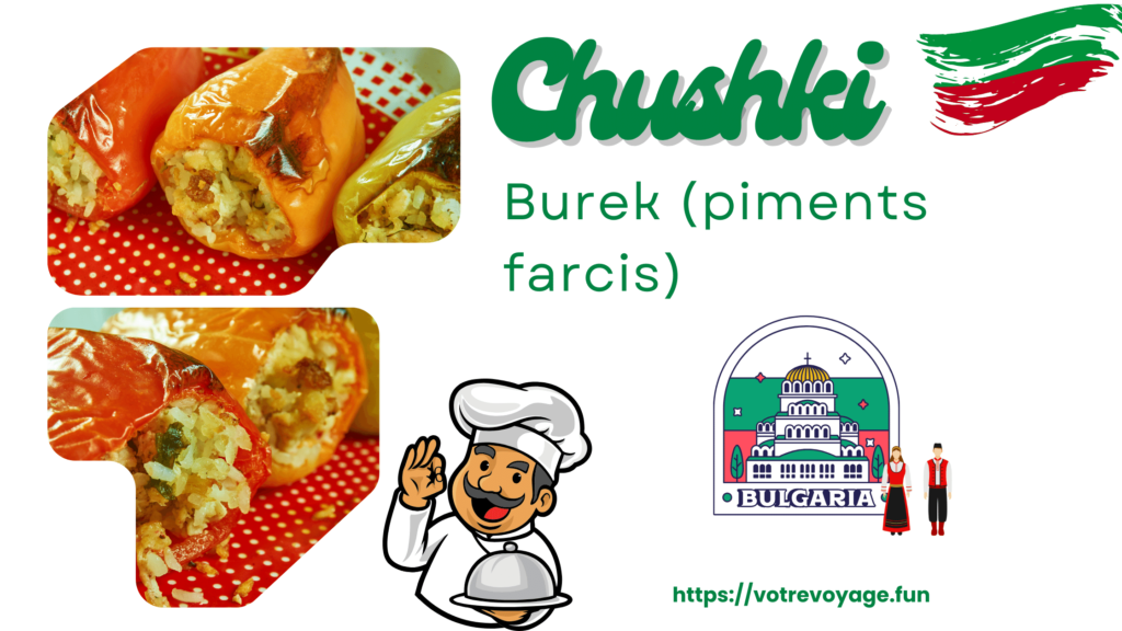 Chushki Burek (piments farcis).