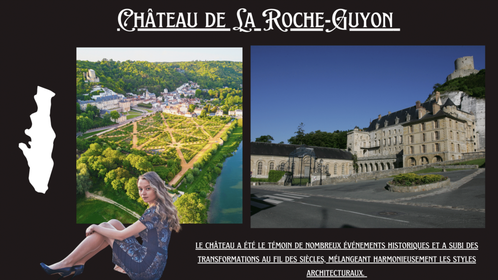 le hâteau de La Roche-Guyon :