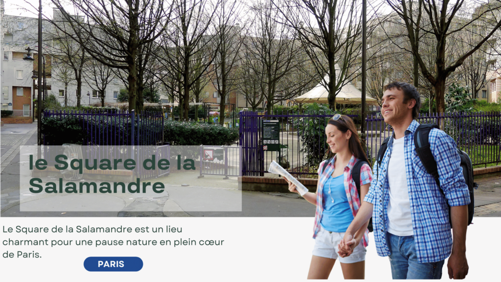 Le Square de la Salamandre est un lieu charmant pour une pause nature en plein cœur de Paris.
