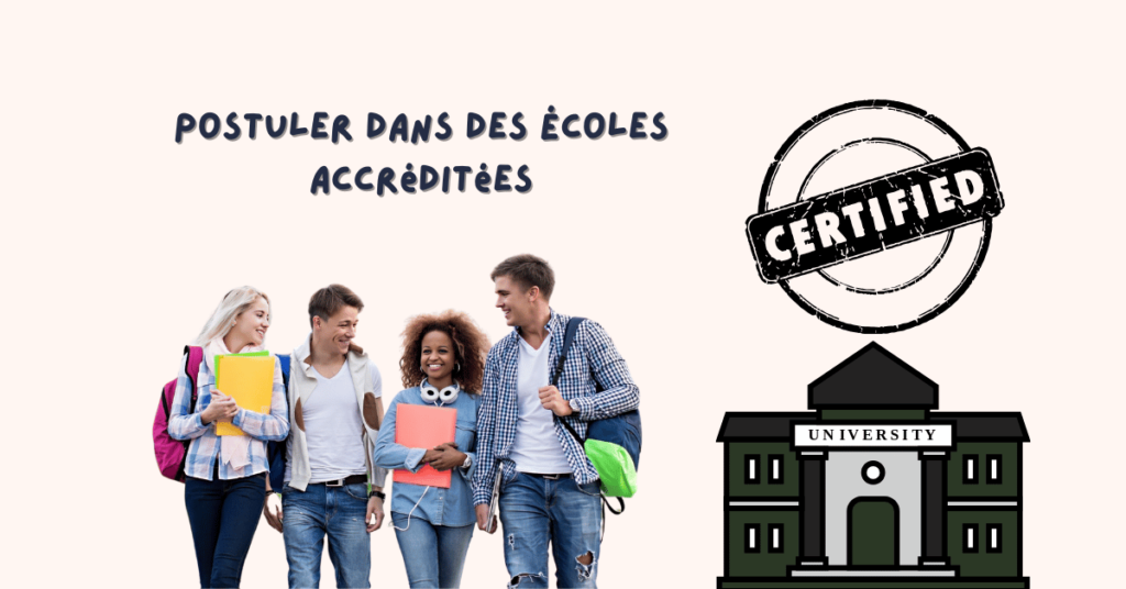 Postuler dans des Écoles Accréditées