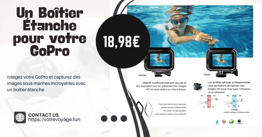 Un Boîtier Étanche pour votre GoPro