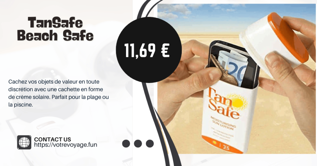 Une Cachette en Forme de Crème Solaire