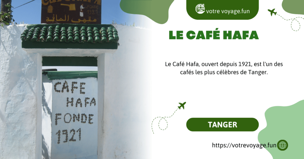 Le Café Hafa,  àTanger