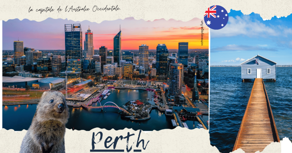 Perth, la capitale de l'Australie Occidentale, 