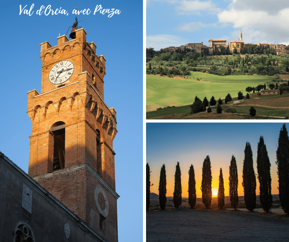 Val d'Orcia, avec Pienza