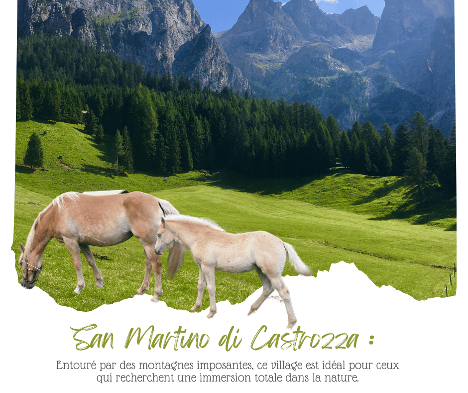 San Martino di Castrozza : Entouré par des montagnes imposantes, ce village 