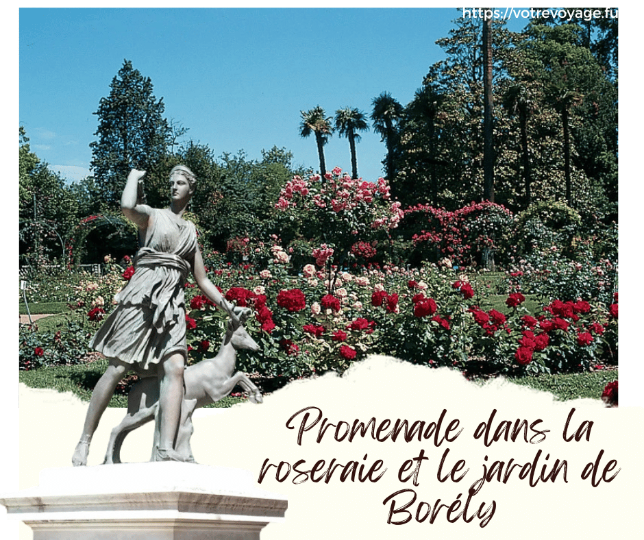 Promenade dans la roseraie et le jardin de Borély