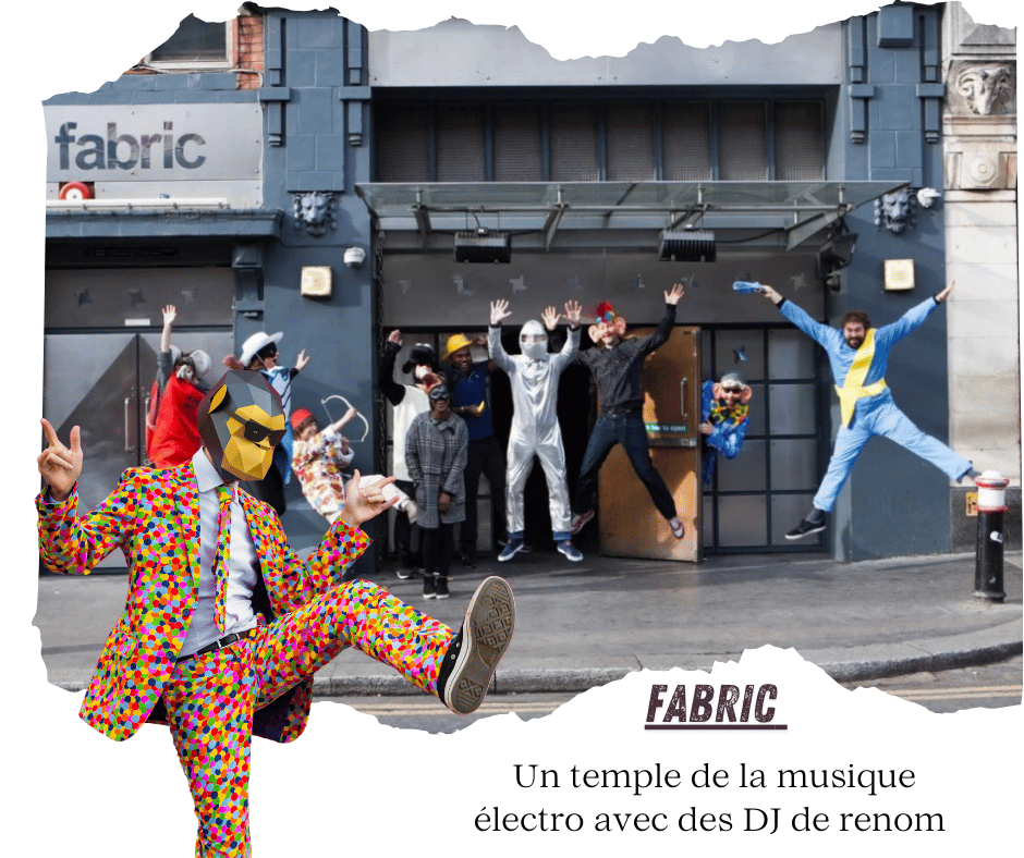 FABRIC un temple de la musique électro avec des DJ de renom 