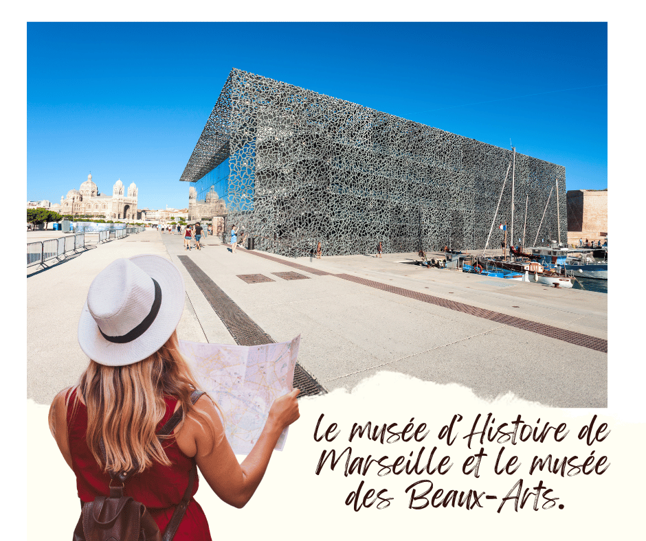 MuCEM), le musée d’Histoire de Marseille et le musée des Beaux-Arts. 